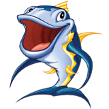 Graphic image of a tuna fish